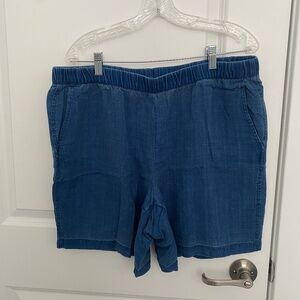 J. Jill Soft Comfy Denim Shorts